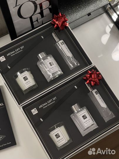 Подарочный набор диффузор, спрей и свеча