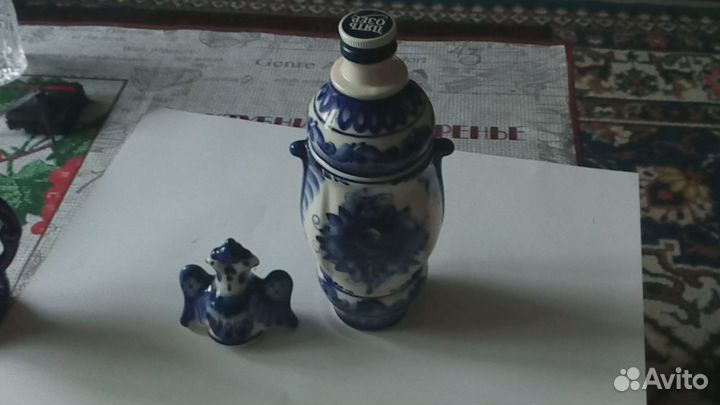 Бутылка гжель