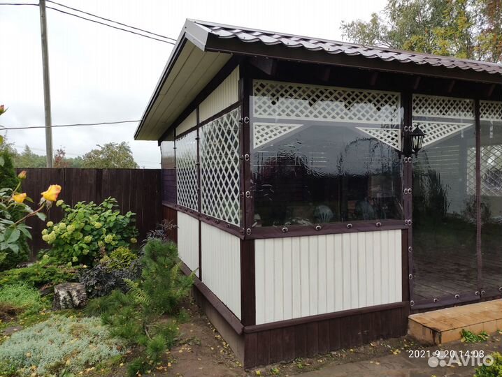 Мягкие окна для кафе летней веранды