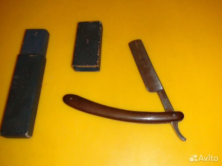 Опасная бритва СССР в футляре Завод труд Вача