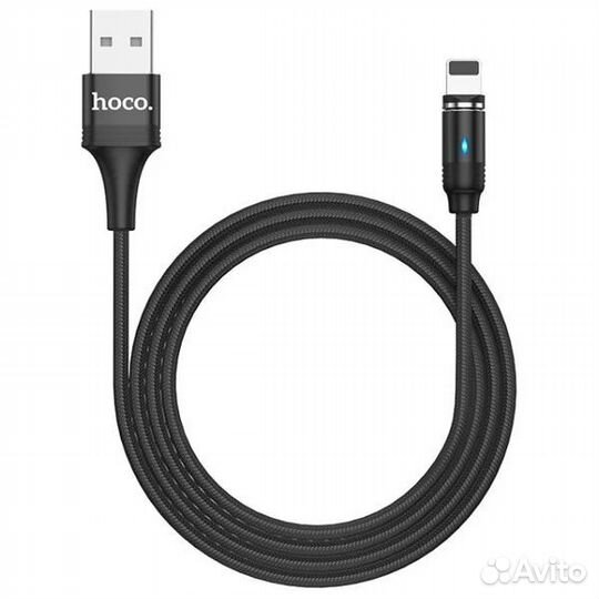 Кабель USB - 8 pin hoco U76, 1.2м, круглый, 2.4A