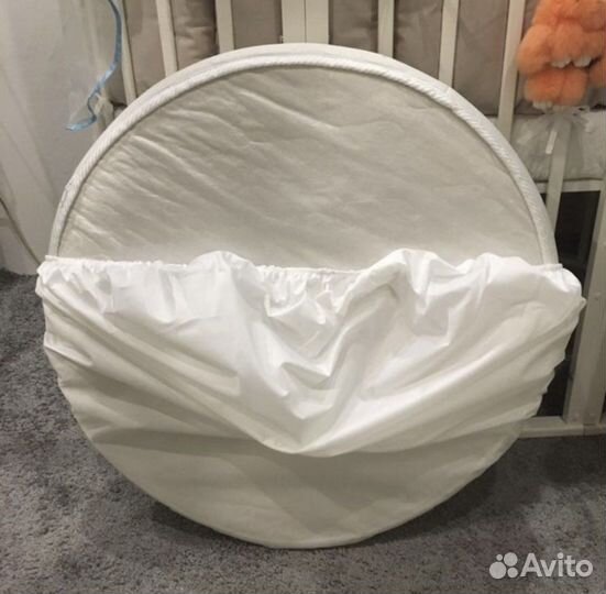 Матрас в круглую кроватку