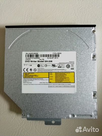 DVD Writer Model SN-208