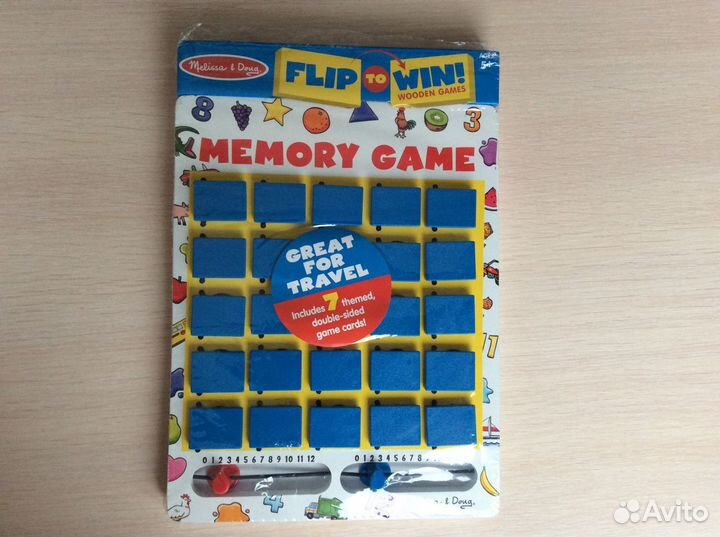 Настольная игра Memory - на английском
