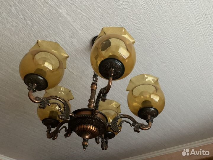 Люстра потолочная, 80 ые СССР