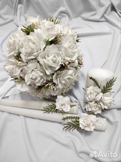 Свадебный букет невесты и семейный очаг