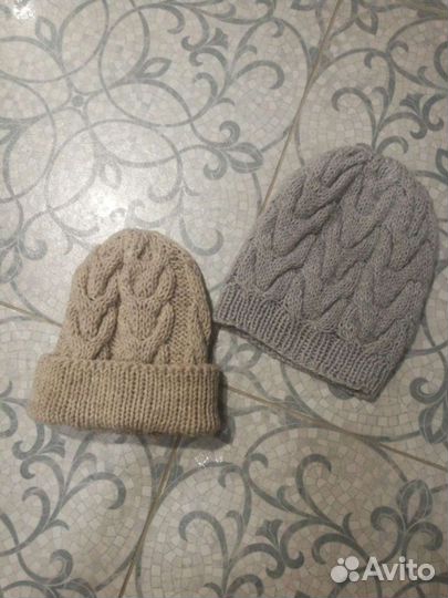 Комплект шапка и снуд женский