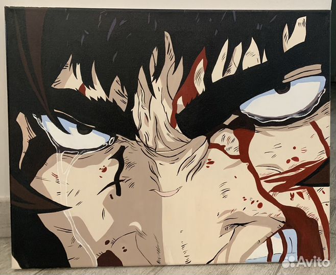 Аниме картина (на заказ, ручная работа )