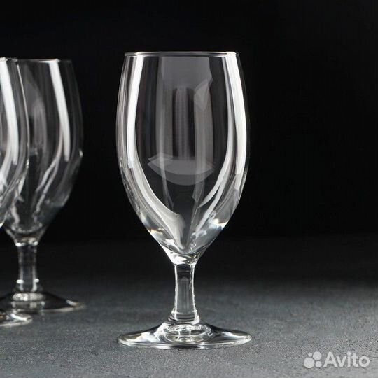 Набор стеклянных бокалов для пива Luminarc raindro