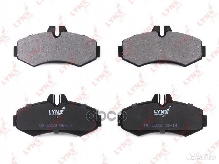 Колодки тормозные дисковые перед mercedes vito