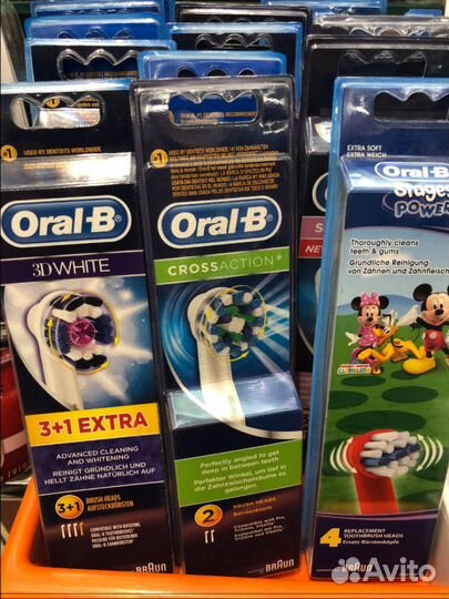 Сменные насадки к зубным щеткам Oral-B и philips