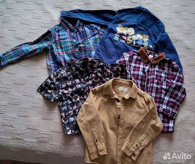 Рубашки Ralph Lauren, Zara, H&M
