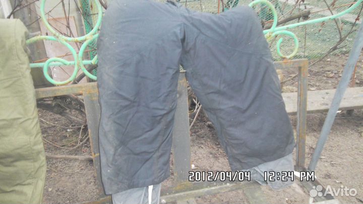 Теплые ватные штаны