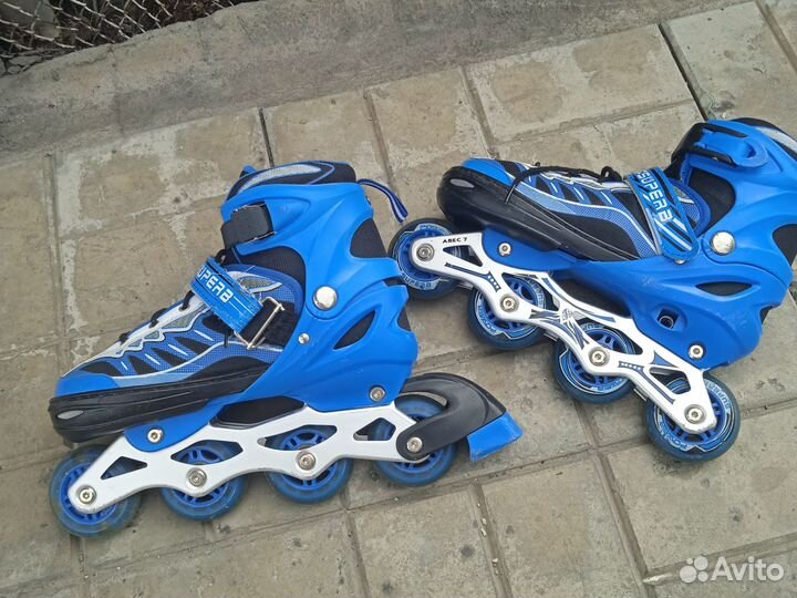 Коньки роликовые раздвижные 39-42