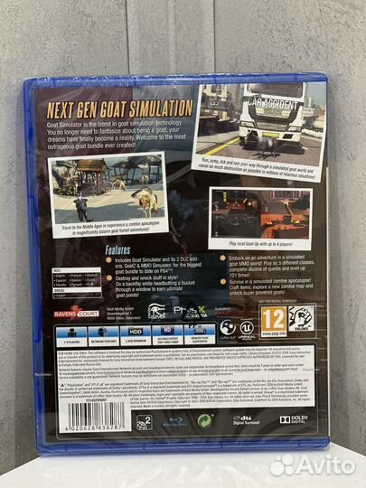 Goat Simulator: The Bundle PS4, русские субтитры