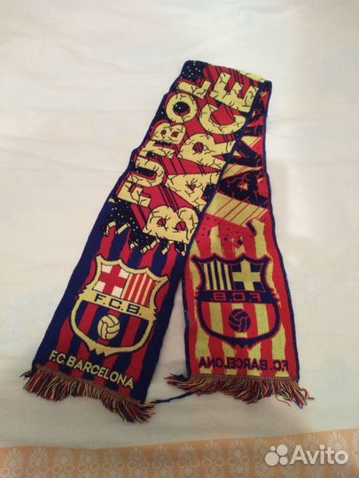 Шарф Футбольный фанатский фк Барселона