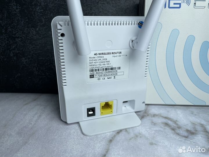 Wifi роутер 4g модем с сим картой ЖК дисплэй