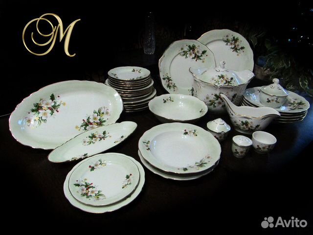 Сервиз столовый 35 предметов (Дулёво)