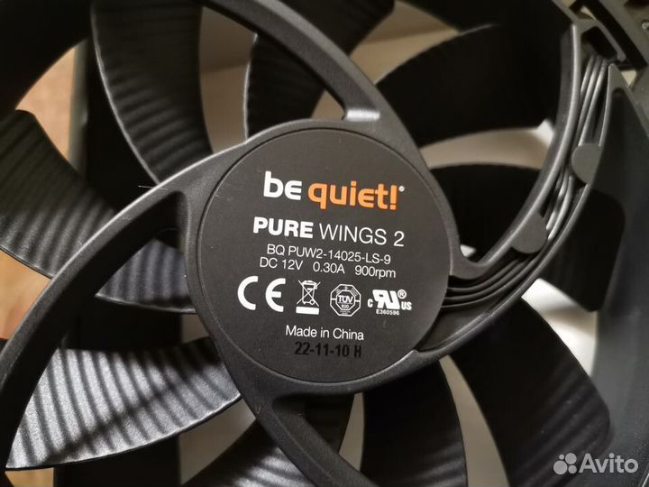 Вентилятор BE quiet pure wings 2 140mm 900rpm