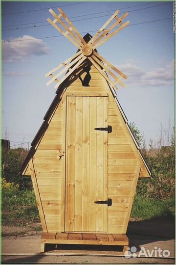 Дачный туалет с кошкой PRO