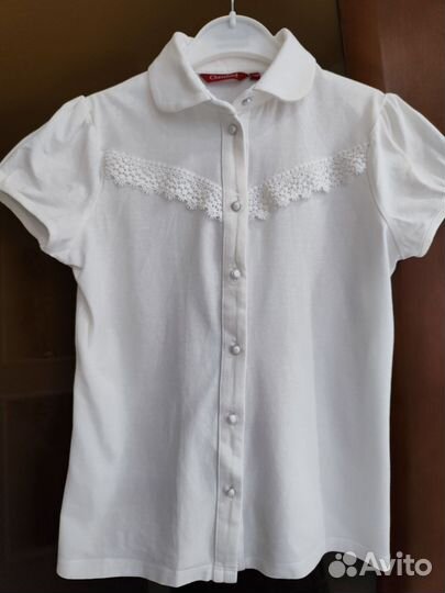 Блузки, водолазки р.140-146(2шт.)