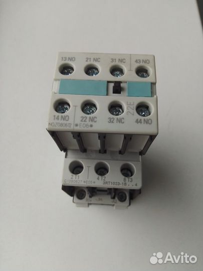 3RT1023-1B44 Siemens Sirius 7.5 кВт DC 24 В