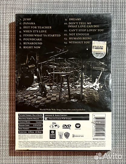 Van Halen - Video Hits Volume 1 DVD Rus