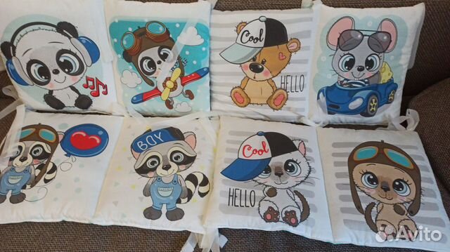 Новые бортики плюс балдахин в кроватку