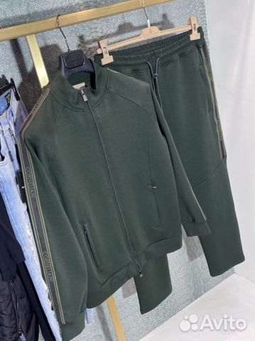 Corneliani спортивный костюм цвета хаки