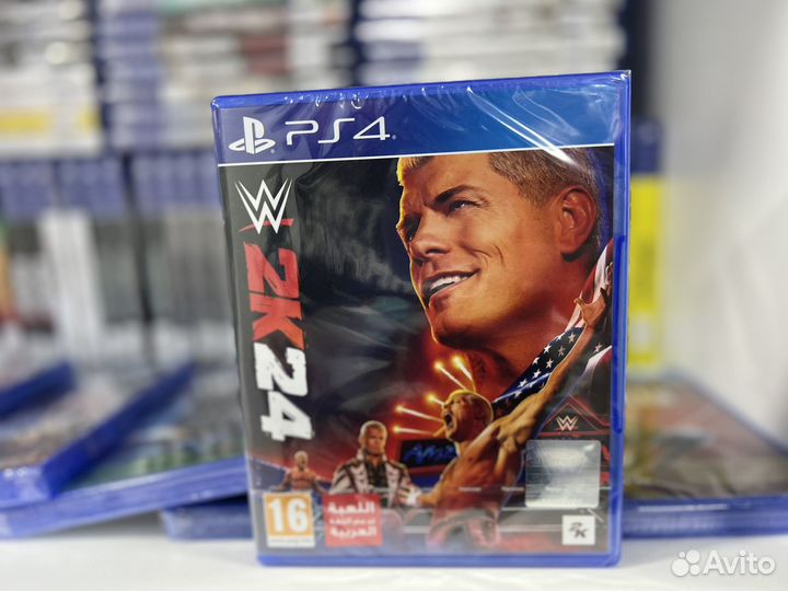 Диск PS4 / WWE 2K24 / Новый