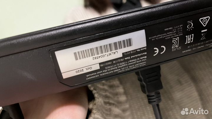 Монитор asus Vz279he сломан