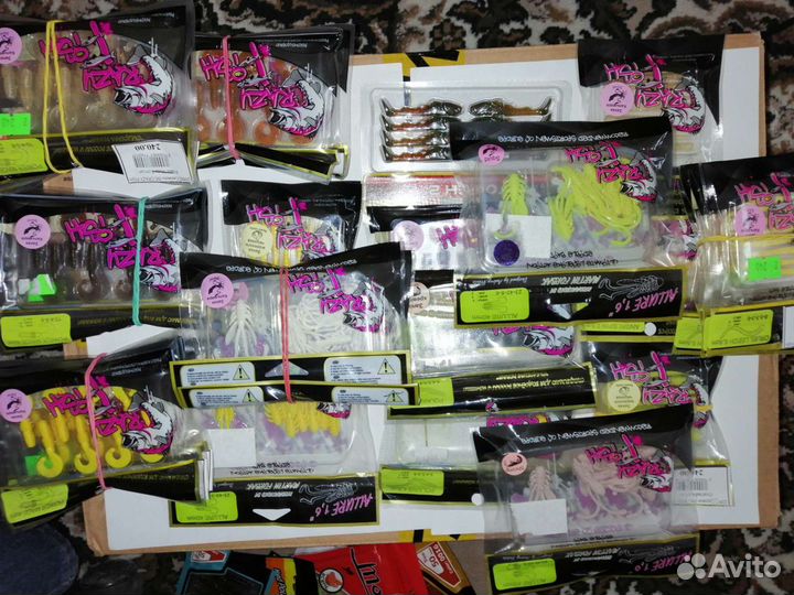 Силиконовые приманки для микроджига