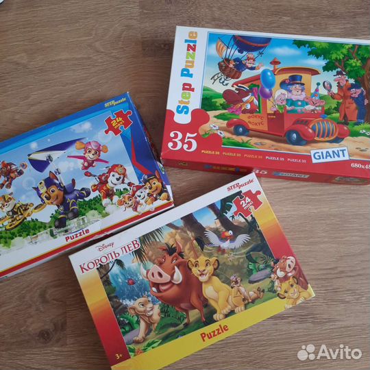 Пазлы, 3 шт