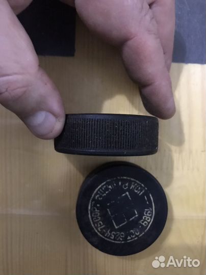 Хоккейные шайбы СССР 1988-1989 год детские