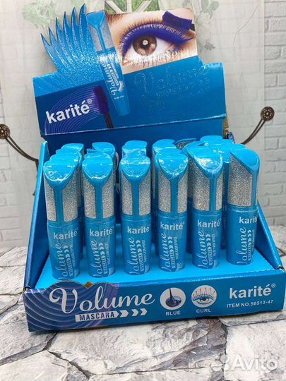 Тушь для ресниц синяя