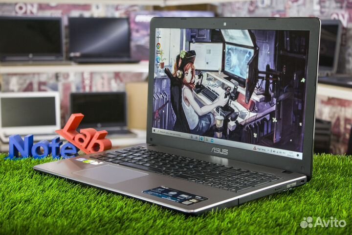 Ноутбук Asus i3, 4Gb, GT720, 500Gb, FullHD