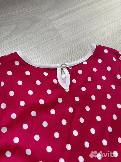 Платье хлопковое 116-122 на девочку