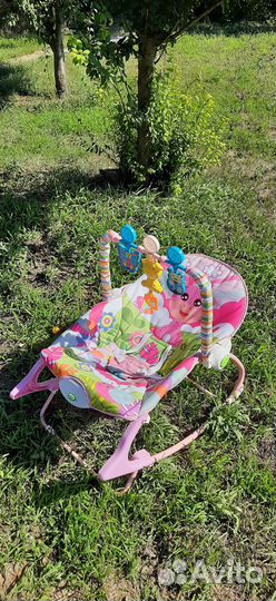 Детский шезлонг - качалка с рождения