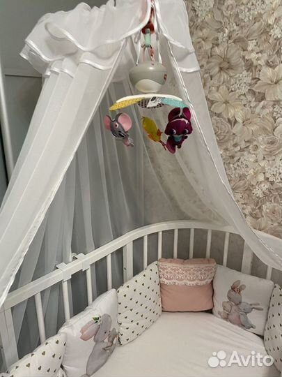 Бортики подушки в детскую кроватку