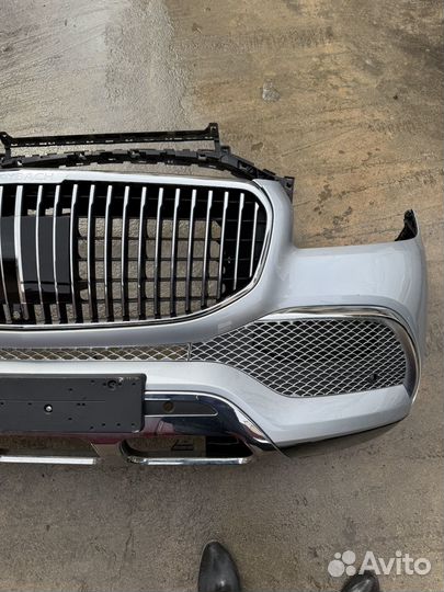 Передний бампер Mercedes GLS Maybach X167 в сборе