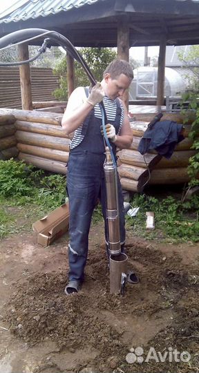 Монтаж насосов скважинных, насосных станций