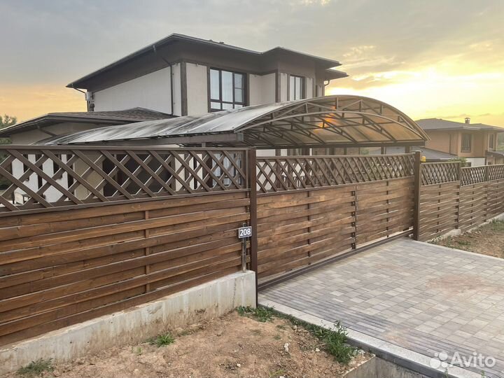 Заборы, откатные ворота, навесы, сварочные работы