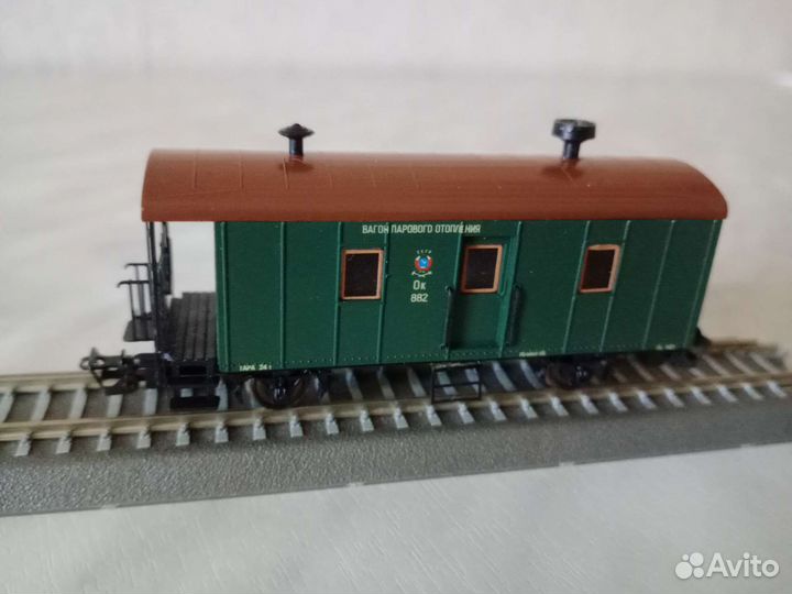 Железная дорога тт 12 мм. Вагон. Пересвет