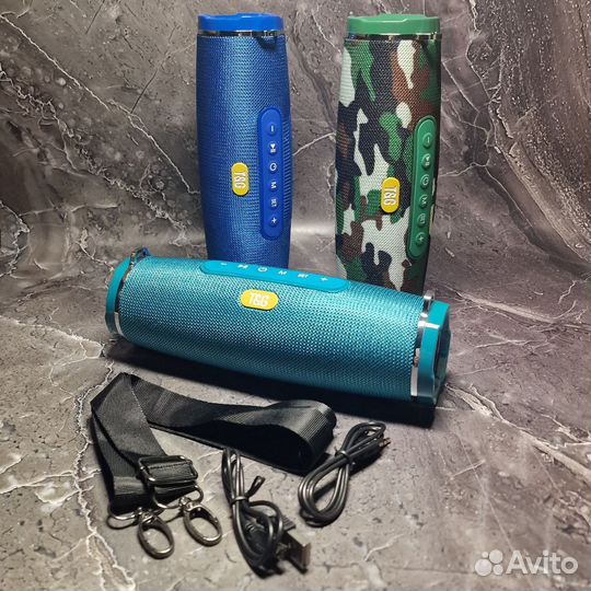 Блютуз колонка с часами