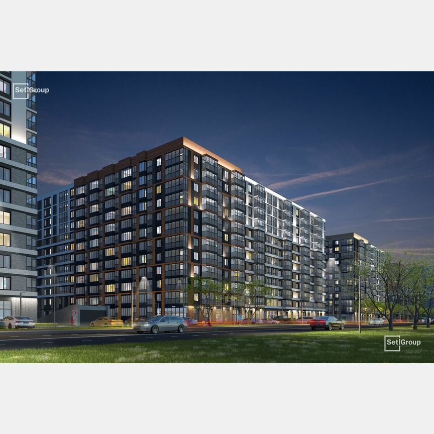 3-к. квартира, 93,8 м², 7/12 эт.