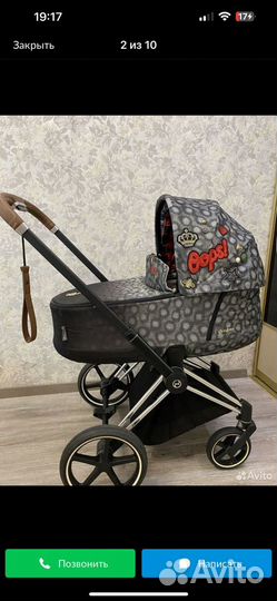 Коляска cybex priam 3 в 1 rabellious