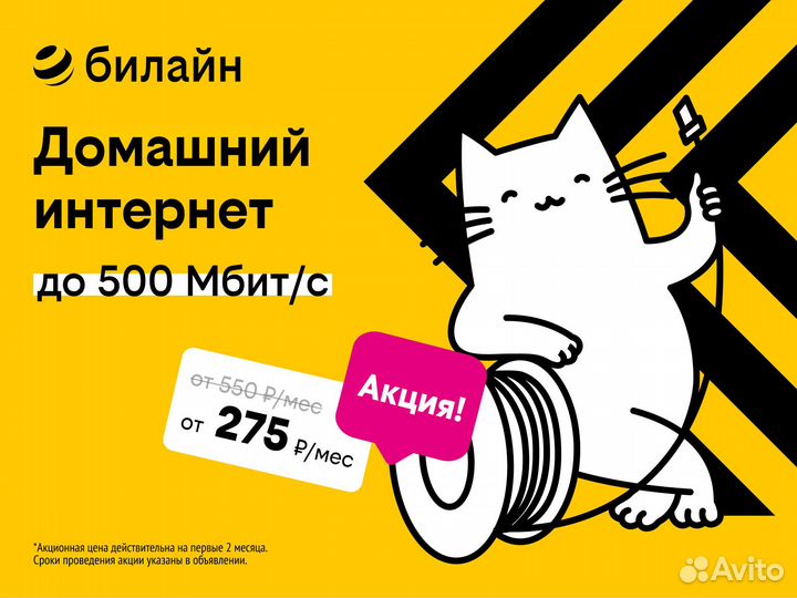 Домашний Интернет билайна в Тюмени