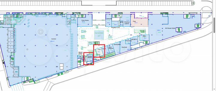 Торговое помещение ТЦ Капитолий. 56м