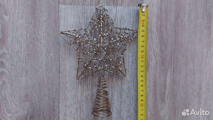 Звезда новогодняя на ёлку