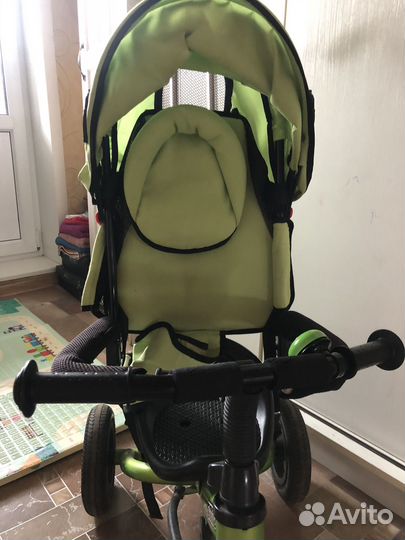 Детский велосипед коляска трехколесный